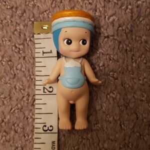 SONNY Angel Limited Ed Laduree blue Macaron Violette Christmas RARE (sphere a/i)